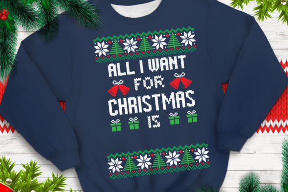 004- All I Want for Christmas -template for Crafts