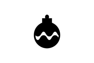 Christmas Light Glyph Vector Icon