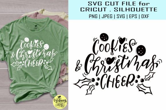 Cookies and Christmas Cheer T-Shirt Designs