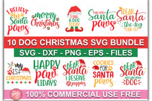 Dog Christmas Bundle: A Festive Print Template for Creative Projects
