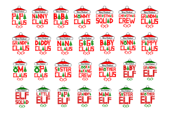Family Christmas Bundle for Crafts