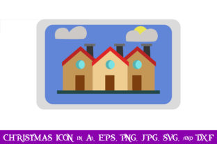 Row of Houses Christmas Icon
