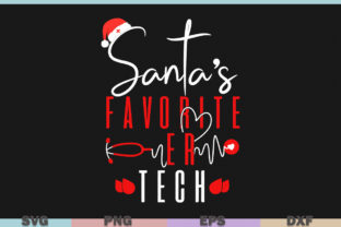 Santa’s Favorite Er Tech Black Christmas for Crafts
