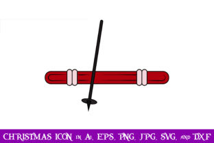 Ski Christmas Icon