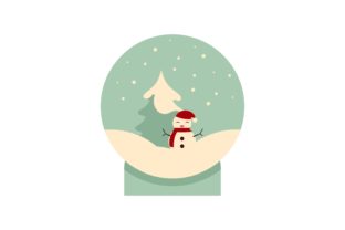 Snow Globe for Christmas Logos